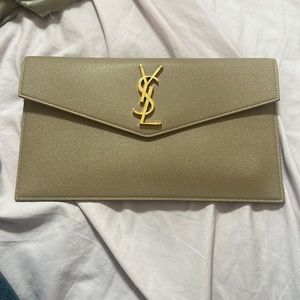 beautiful YSL envelop clutch